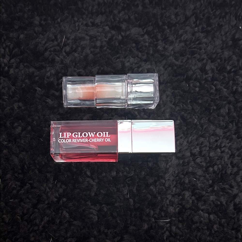 Lip Glow Oil Color Reviver - Cherry Oil Lip Gloss (Pink/Red)